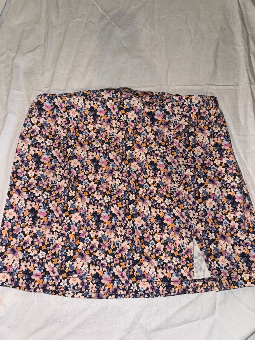 wild fable Floral Mini Skirt in Navy, Pink and Purple
